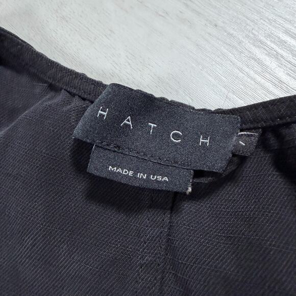 Hatch Women's Maternity Feeding Small SZ 1 Black The Elliot Jumpsuit Short - Picture 8 of 13